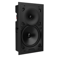 VX82 8" RECTANGLE IN-WALL SPEAKER W/ WHITE MICRO TRIM GRILLE (1 PAIR)