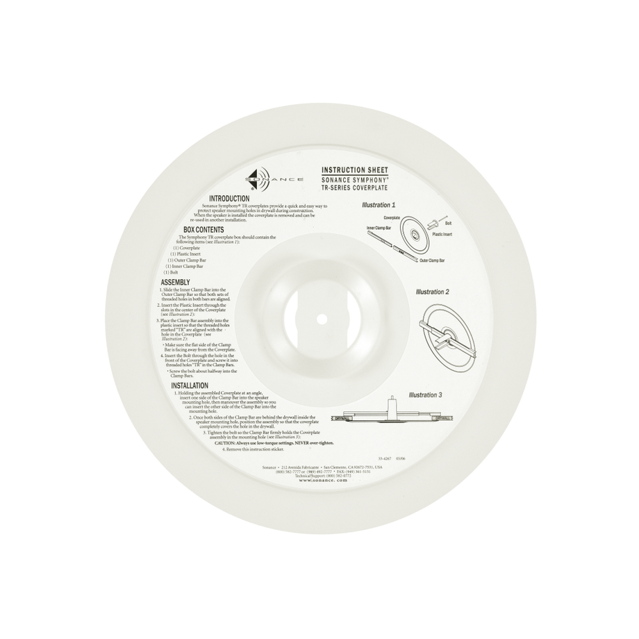 MEDIUM ROUND COVERPLATE (1 PAIR)