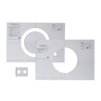 TRUFIG ROUTER TEMPLATE FOR VX-VXQ 6" ROUND
