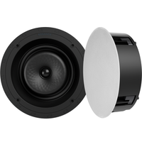 VX80R 8" ROUND IN-CEILING SPEAKER W/ WHITE MICRO TRIM GRILLE (1 PAIR)