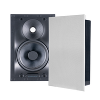 VX66 TL 6" RECTANGLE IN-WALL THIN-LINE SPEAKER W/ WHITE MICRO TRIM GRILLE (1 PAIR)