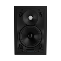 VX66 6" RECTANGLE IN-WALL SPEAKER W/ WHITE MICRO TRIM GRILLE (1 PAIR)
