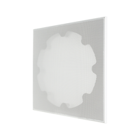 VXQ 6" SQUARE ADAPTER W/ MICRO TRIM XPC GRILLE (1 EACH)