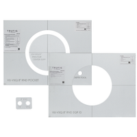 TRUFIG ROUTER TEMPLATE FOR VX-VXQ 8" ROUND