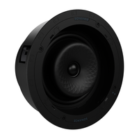 VX82R 8" ROUND IN-CEILING SPEAKER W/ WHITE MICRO TRIM GRILLE (1 PAIR)