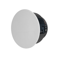VX66R SST 6" ROUND SINGLE STEREO SPEAKER W/ WHITE MICRO TRIM GRILLE (1 EACH)