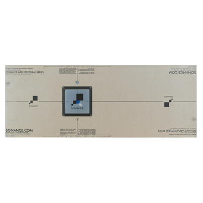THINLINE 1/2" SQUARE GYPSUM MOUNTING PLATFORM W/ BPS6 THINLINE SUB KIT