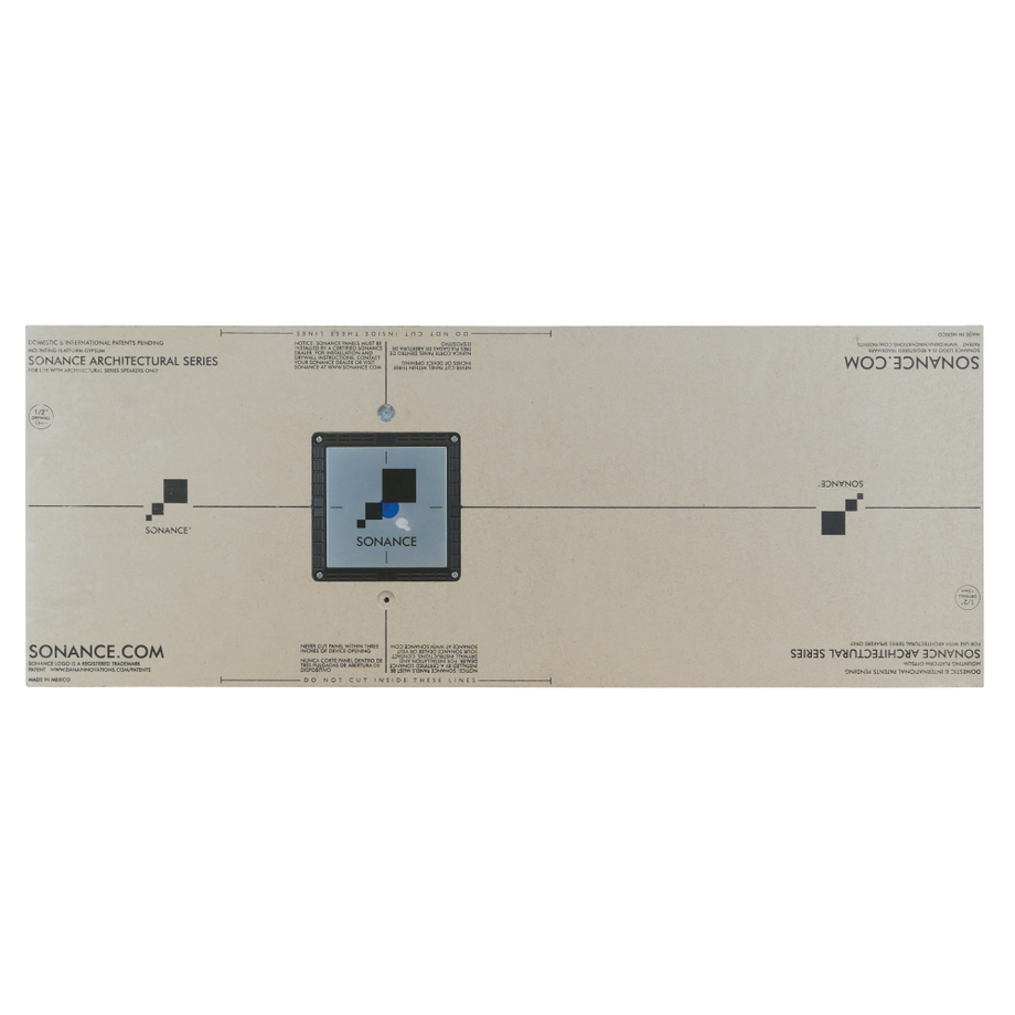 THINLINE 1/2" SQUARE GYPSUM MOUNTING PLATFORM W/ BPS6 THINLINE SUB KIT