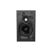 VX46 4" RECTANGLE IN-WALL SPEAKER W/ WHITE MICRO TRIM GRILLE (1 PAIR)