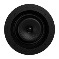 VX80R 8" ROUND IN-CEILING SPEAKER W/ WHITE MICRO TRIM GRILLE (1 PAIR)