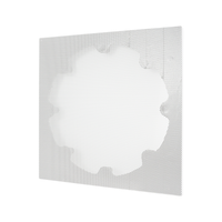 VXQ 6" SQUARE ADAPTER W/ TRIMLESS XPC GRILLE (1 EACH)
