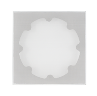 VXQ 6" SQUARE ADAPTER W/ MICRO TRIM XPC GRILLE (1 EACH)