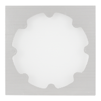 VXQ 8" SQUARE ADAPTER W/ TRIMLESS  XPC GRILLE (1 EACH)