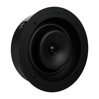 VX80R 8" ROUND IN-CEILING SPEAKER W/ WHITE MICRO TRIM GRILLE (1 PAIR)