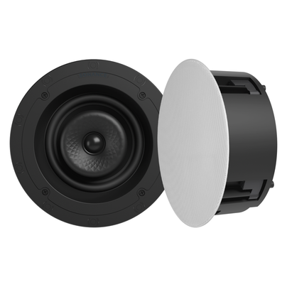 VX60R 6" ROUND IN-CEILING SPEAKER W/ WHITE MICRO TRIM GRILLE (1 PAIR)
