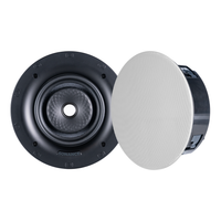 VX66R TL 6" ROUND IN-CEILING THIN-LINE SPEAKER W/ WHITE MICRO TRIM GRILLE (1 PAIR)
