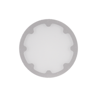 6" ROUND XPC TRIMLESS GRILLE FOR VXXT AND VXQ 6" IN-CEILING - WHITE (1 PAIR)
