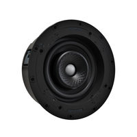 VX66R 6" ROUND IN-CEILING SPEAKER W/ WHITE MICRO TRIM GRILLE (1 PAIR)