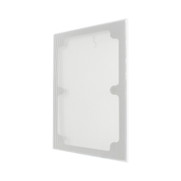 VXQ 6" RECTANGLE XPC MICRO TRIM GRILLE FOR 6" IN-WALL (1 EACH)