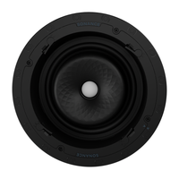 VX86R 8" ROUND IN-CEILING SPEAKER W/ WHITE MICRO TRIM GRILLE (1 PAIR)