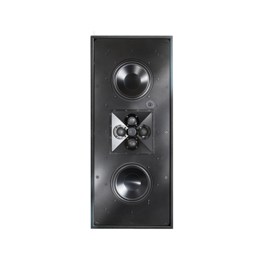 QX806BE KIT | 3-WAY, (2) 8", 1" X (4) HF ARRAY, LCR IN-WALL SPEAKER