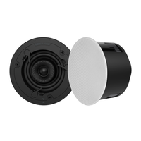 VX42R 4" ROUND IN-CEILING SPEAKER W/ WHITE MICRO TRIM GRILLE (1 PAIR)
