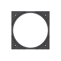 VX 4" SQUARE ADAPTER W/ MICRO TRIM GRILLE (1 PAIR)