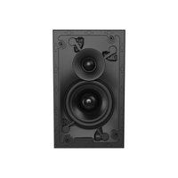 VX42 4" RECTANGLE IN-WALL SPEAKER W/ WHITE MICRO TRIM GRILLE (1 PAIR)