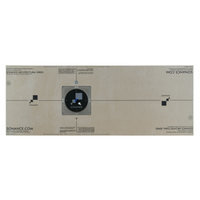 THINLINE 1/2" ROUND GYPSUM MOUNTING PLATFORM W/ BPS6 THINLINE SUB KIT
