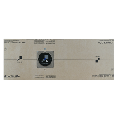 THINLINE 1/2" ROUND GYPSUM MOUNTING PLATFORM W/ BPS6 THINLINE SUB KIT