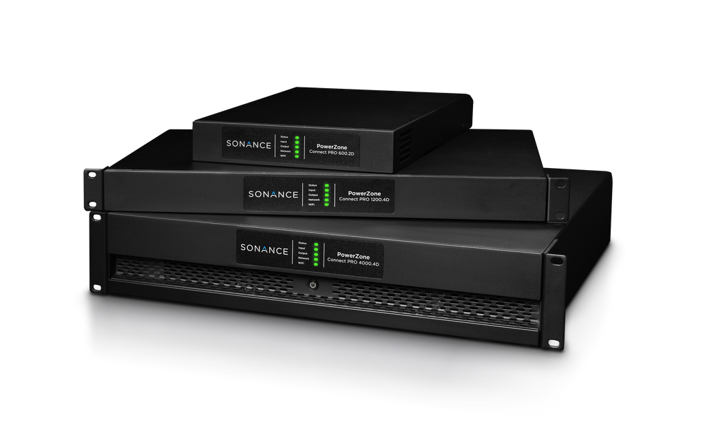 SONANCE EXPANDS POWERZONE® CONNECT PLATFORM WITH NEW PURPOSE-BUILT 70V/100V AMPLIFIER FAMILY
