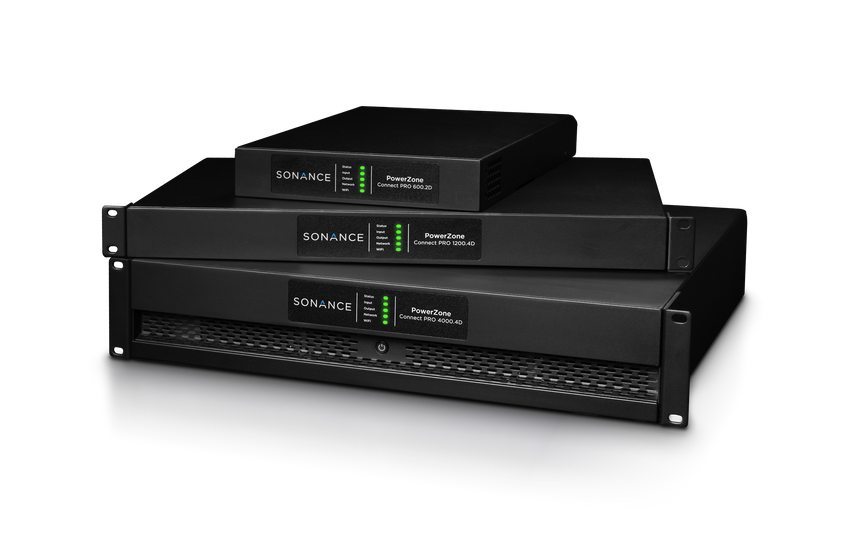SONANCE EXPANDS POWERZONE® CONNECT PLATFORM WITH NEW PURPOSE-BUILT 70V/100V AMPLIFIER FAMILY
