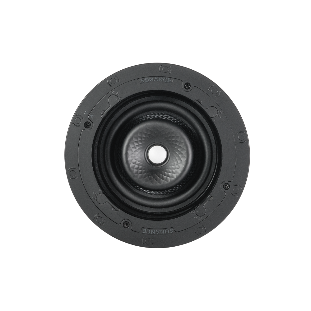 VX66R SST 6" ROUND SINGLE STEREO SPEAKER W/ WHITE MICRO TRIM GRILLE (1 EACH)