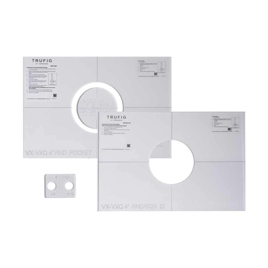 TRUFIG ROUTER TEMPLATE FOR VX-VXQ 4" ROUND