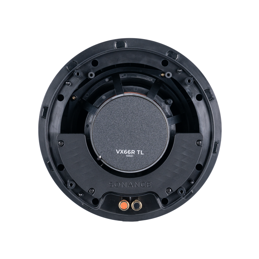 VX66R TL 6" ROUND IN-CEILING THIN-LINE SPEAKER W/ WHITE MICRO TRIM GRILLE (1 PAIR)