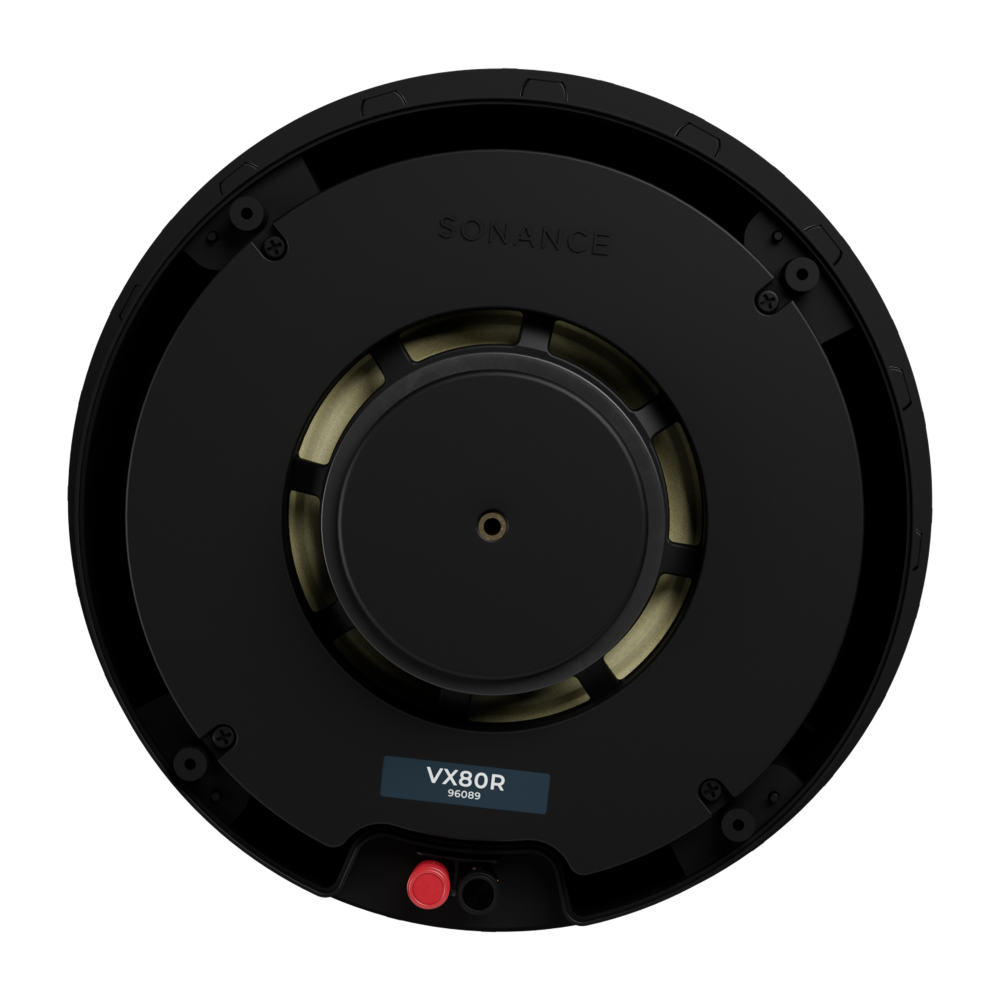 VX80R 8" ROUND IN-CEILING SPEAKER W/ WHITE MICRO TRIM GRILLE (1 PAIR)