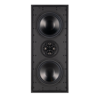 QX830QT KIT | 3-WAY DUAL 8", QUAD TWEETER ARRAY, LCR IN-WALL SPEAKER