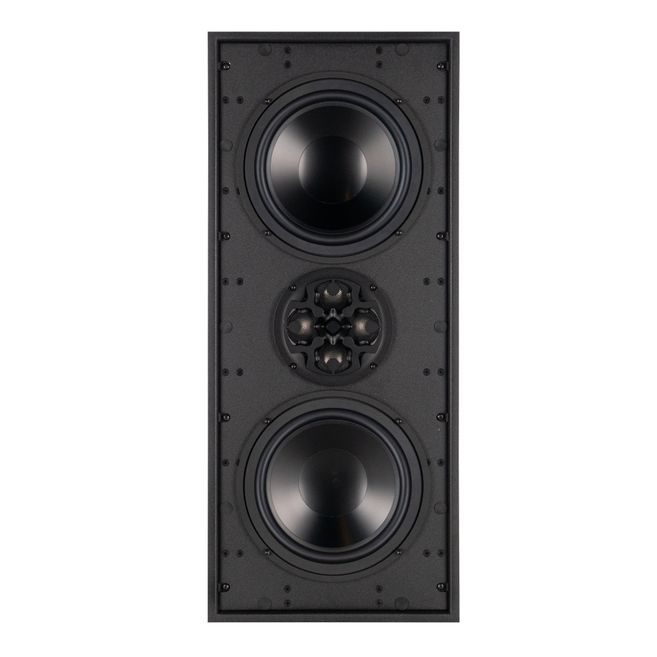 QX830QT KIT | 3-WAY DUAL 8", QUAD TWEETER ARRAY, LCR IN-WALL SPEAKER