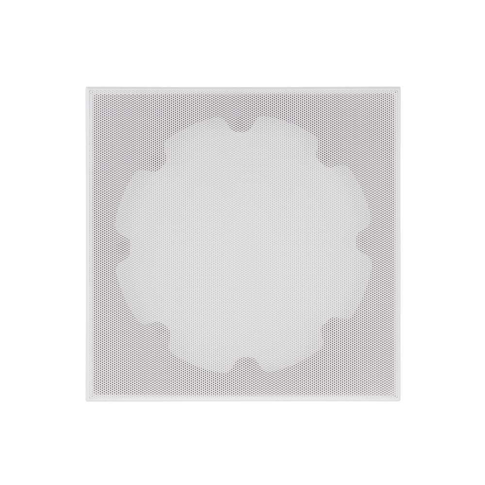 6" SQUARE ADAPTER W/ XPC MICRO TRIM GRILLE FOR VXXT AND VXQ 6" IN-CEILING - WHITE (1 PAIR)