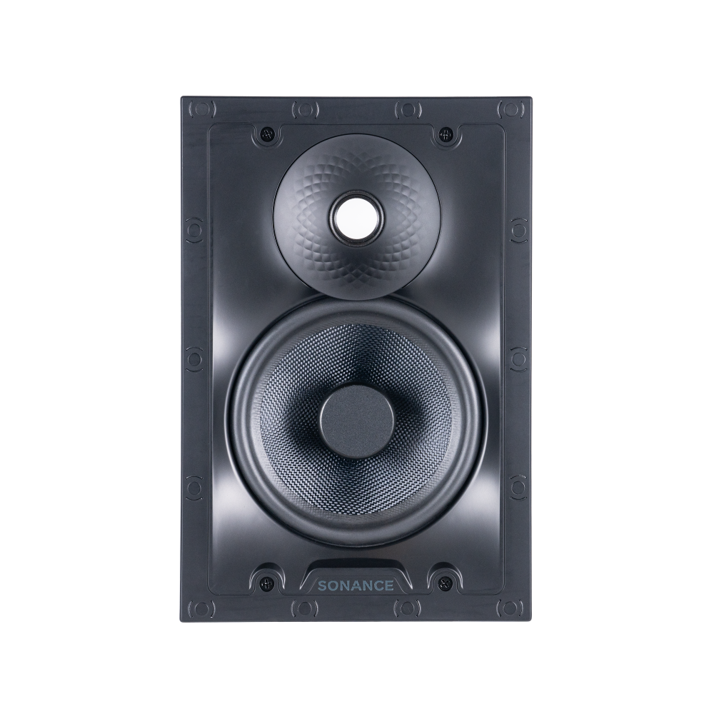 VX66 TL 6" RECTANGLE IN-WALL THIN-LINE SPEAKER W/ WHITE MICRO TRIM GRILLE (1 PAIR)