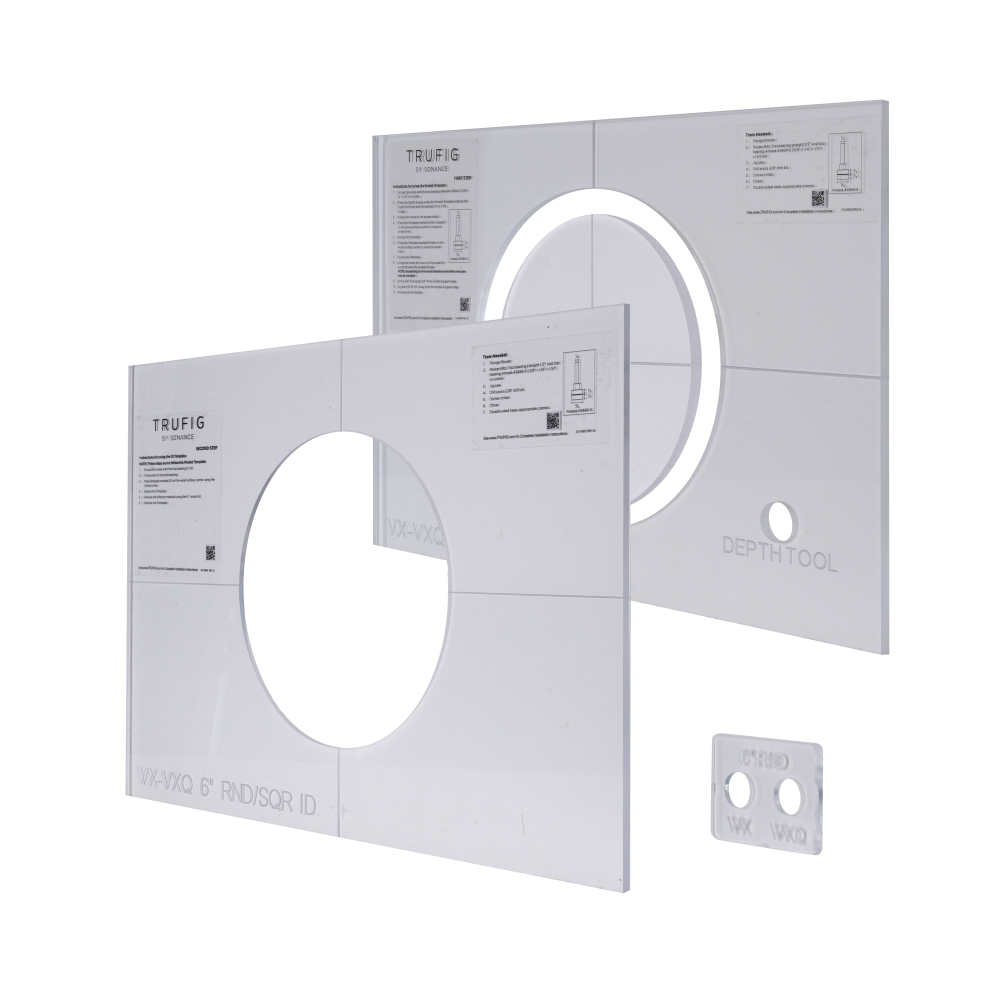 TRUFIG ROUTER TEMPLATE FOR VX-VXQ 6" ROUND