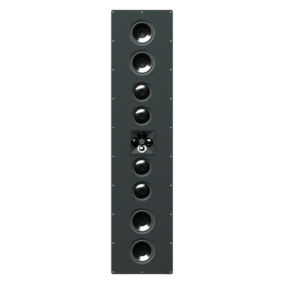 BE812 MKII | 3-WAY, (4) 8", (4) 6.5", 1" X (4) HF ARRAY,  LCR IN-WALL SPEAKER (GRILLE SOLD SEPARATELY)