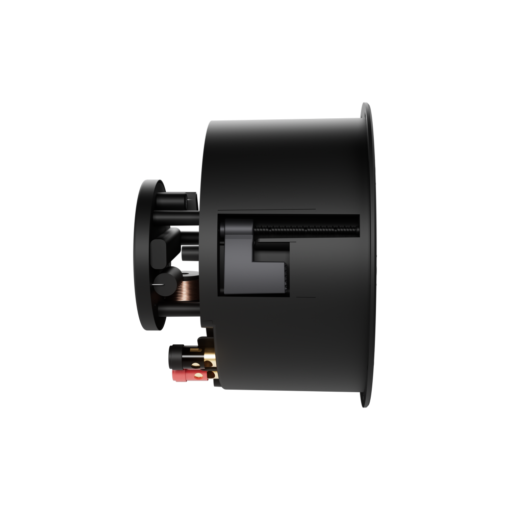 VX46R 4" ROUND IN-CEILING SPEAKER W/ WHITE MICRO TRIM GRILLE (1 PAIR)