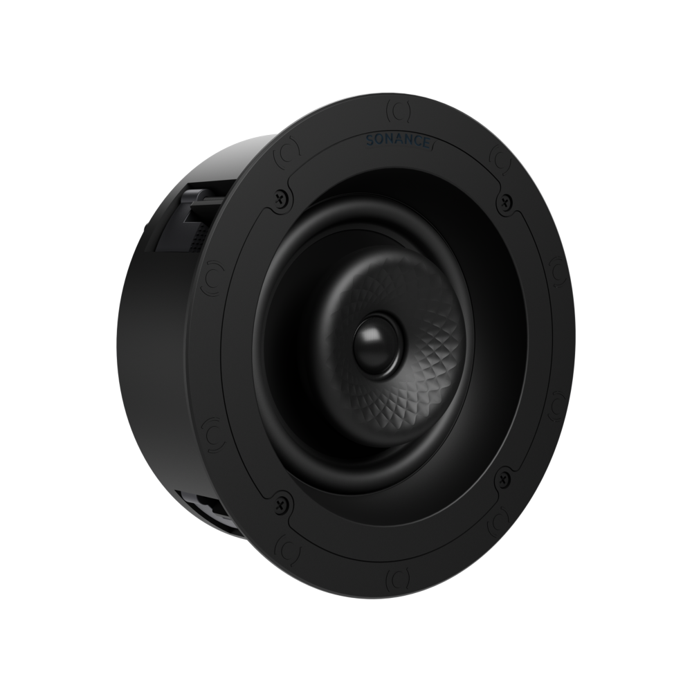 VX60R 6" ROUND IN-CEILING SPEAKER W/ WHITE MICRO TRIM GRILLE (1 PAIR)