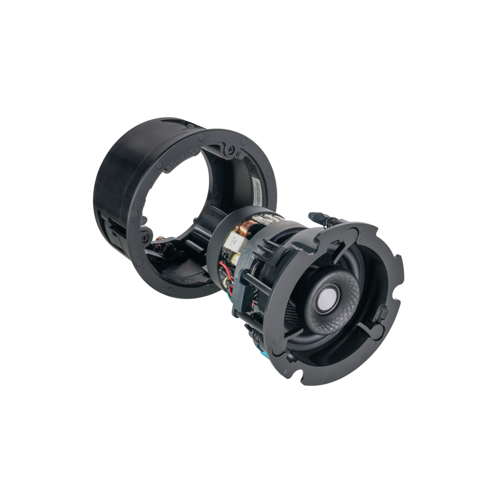 VX46R SST 4" ROUND SINGLE STEREO SPEAKER W/ WHITE MICRO TRIM GRILLE (1 EACH)