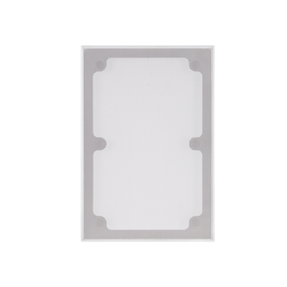 6" RECTANGLE REPLACEMENT XPC MICRO TRIM GRILLE FOR VXXT AND VXQ 6" IN-WALL - WHITE (1 PAIR)