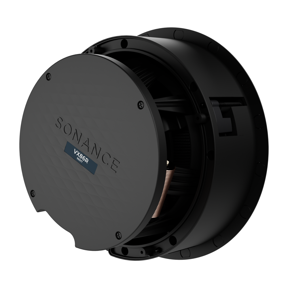 VX86R 8" ROUND IN-CEILING SPEAKER W/ WHITE MICRO TRIM GRILLE (1 PAIR)