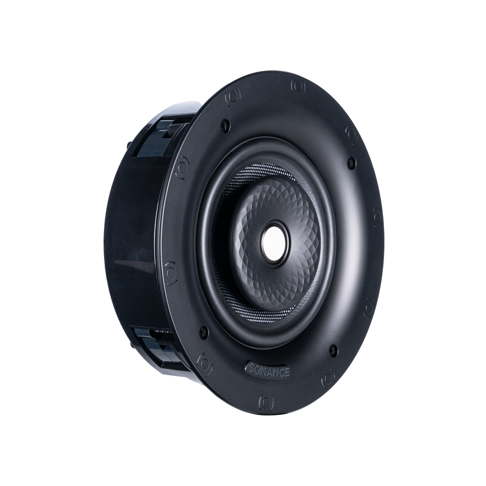 VX66R TL 6" ROUND IN-CEILING THIN-LINE SPEAKER W/ WHITE MICRO TRIM GRILLE (1 PAIR)