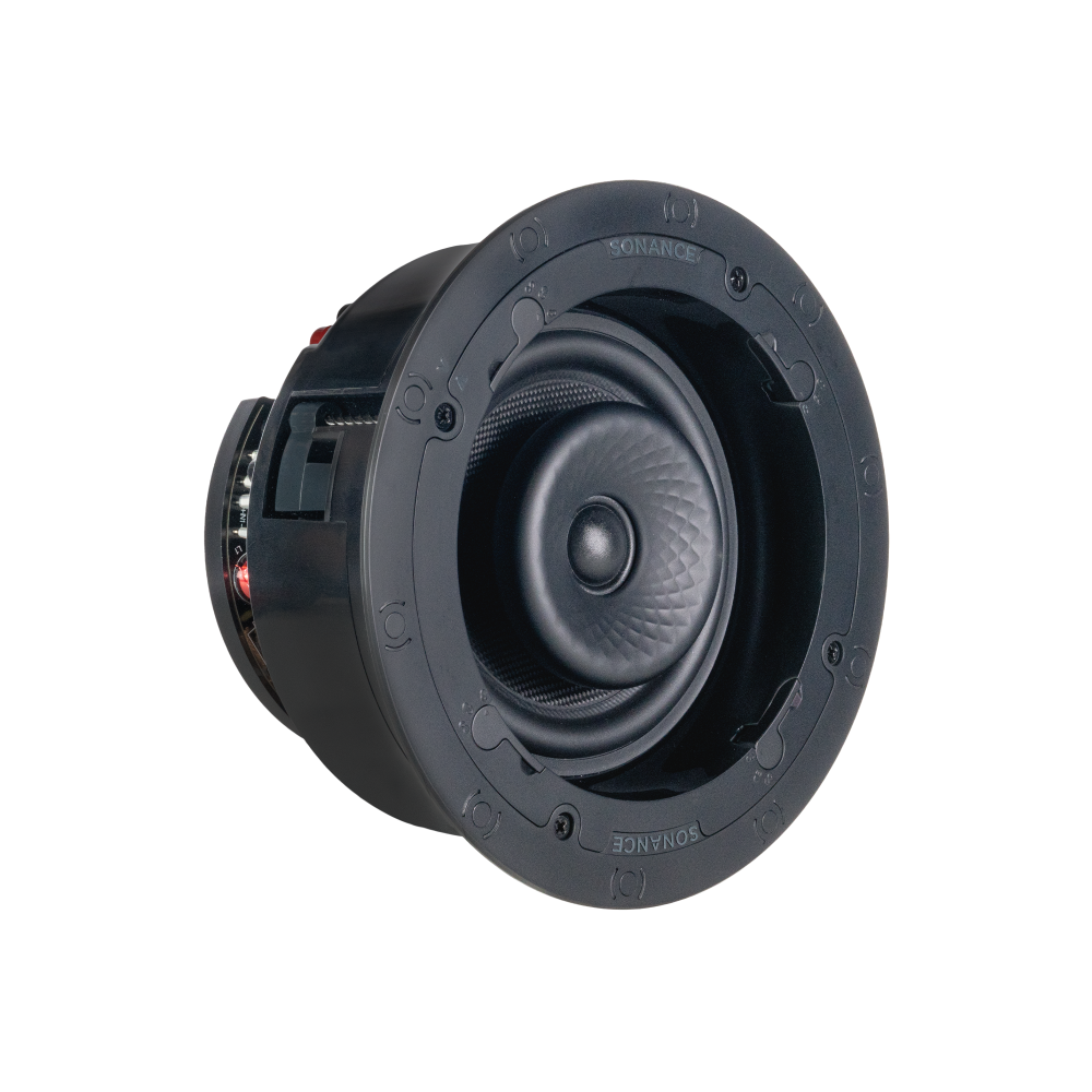 VX62R SST 6" ROUND SINGLE STEREO SPEAKER W/ WHITE MICRO TRIM GRILLE (1 EACH)