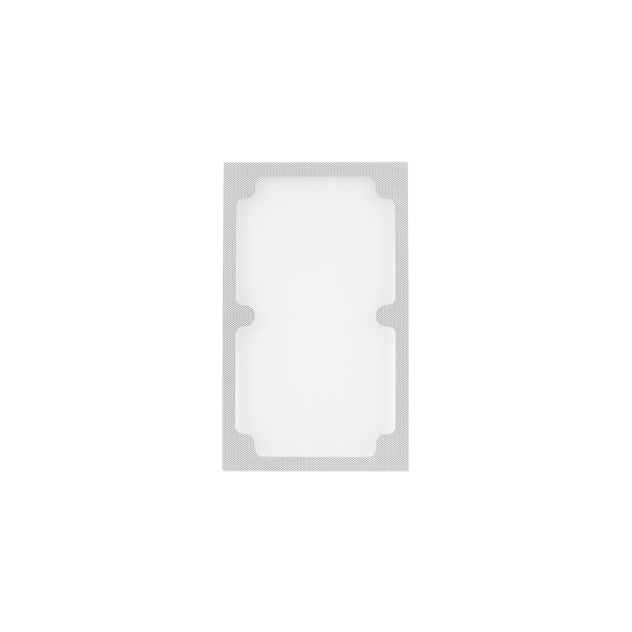 VXQ 4" RECTANGLE XPC TRIMLESS GRILLE FOR 4" IN-WALL (1 EACH)